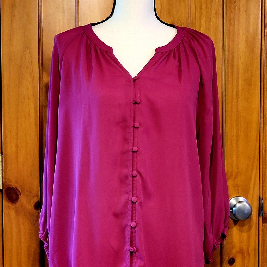 Nwt Fun2fun Button Blouse
